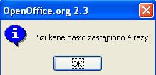 Znajdź i zamień Do przeszukiwania większych dokumentów w celu znalezienia dowolnego fragmentu należy wykorzystywać narzędzie, które