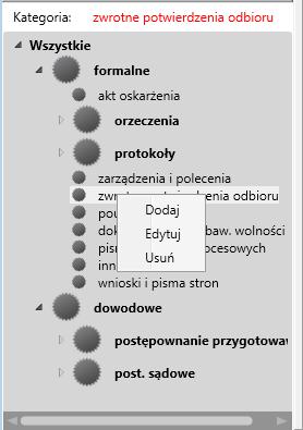 Drzewo kategorii Kategorie są zorganizowane w postaci drzewa. Oznacza to iż każda kategoria może posiadać wiele podkategorii, a te mogą posiadać swoje podkategorie itd.