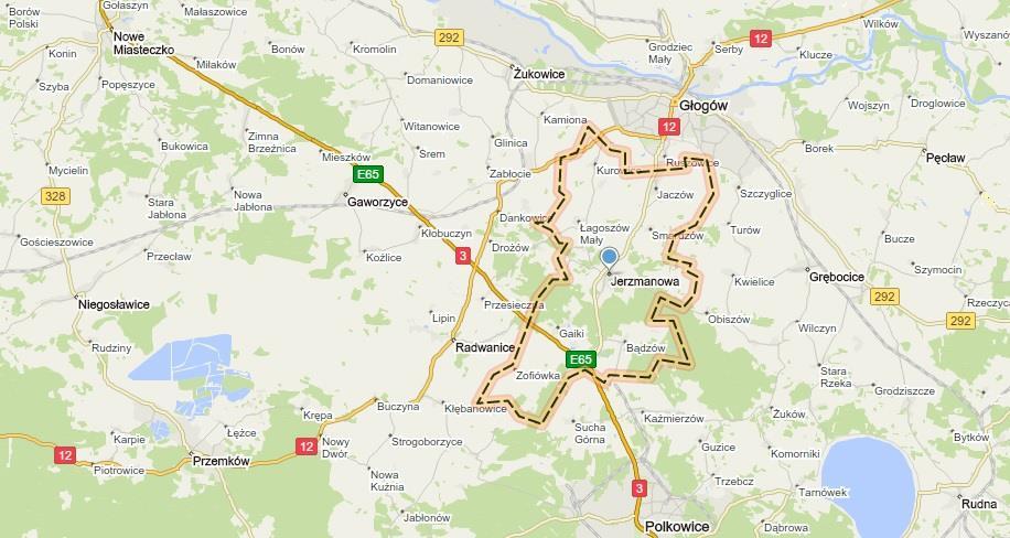 2. DIAGNOZA STANU 2.1. Ogólna charakterystyka gminy w układzie lokalnym i regionalnym Gmina Jerzmanowa leży w południowo-zachodniej części powiatu głogowskiego, na północy województwa dolnośląskiego.