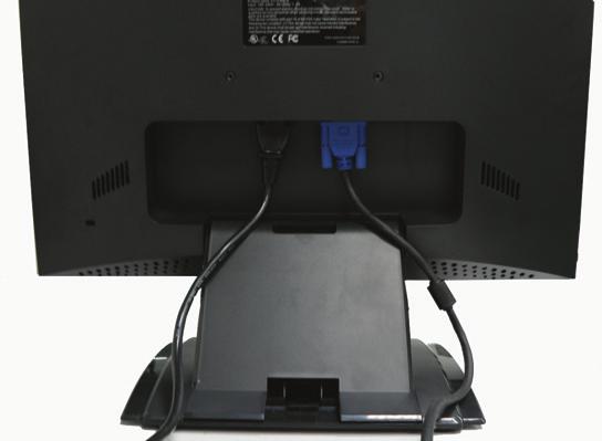 Podłączanie kabli monitora oraz PC * Krok 1 1. Wyłącz PC i monitor przed podłączeniem monitora LCD do PC. 2.