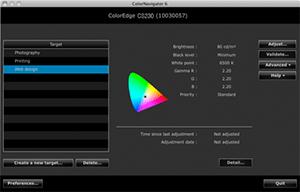 Autorskie oprogramowanie EIZO ColorNavigator, sprawia, że kalibracja staje się łatwa, a jej efekty pozwalają na wierne odwzorowywanie barw p przewidywalne ColorNavigator współpracuje z szeroką gamą