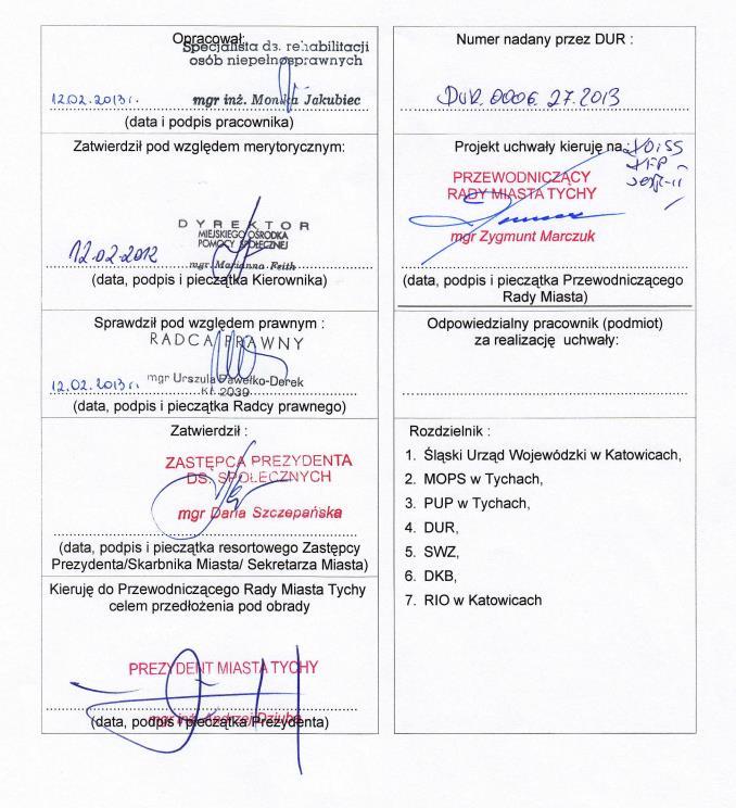 UZASADNIENIE: (Uchwała Nr XXVII/.../13) Państwowy Funduszu Rehabilitacji Osób Niepełnosprawnych w dniu 07.02.2013 r.