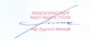 15. Rozpatrzenie projektu uchwały w sprawie zmiany uchwały Nr XXV/564/12 RADY MIASTA TYCHY z dnia 17 grudnia 2012r.