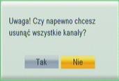 Lista kanałów radiowych 1) W menu Edycji kanału, wybierz Edycja kanałów radiowych, naciśnij OK aby uruchomić edycję kanałów radiowych.