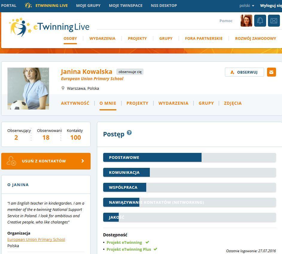 Platforma etwinning Live znajdowanie szkół partnerskich do współpracy nawiązywanie kontaktów wideokonferencje