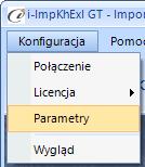 (rys. 14). 2.2.3. Parametry Opcja ta jest dostępna z menu Konfiguracja -> Parametry. Służy do skonfigurowania ustawień programu (rys.