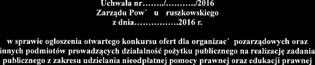 działalność pożytku publicznego na realizację