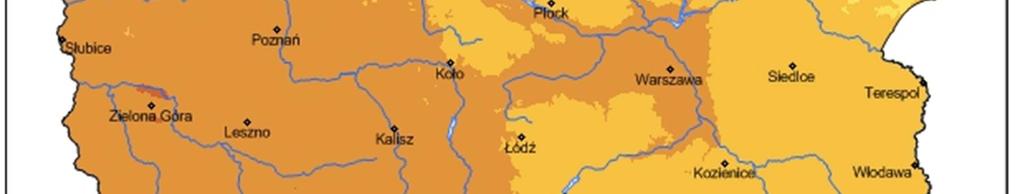 Cechy klimatyczne tego obszaru: średnia temperatura roczna: 7,2 ºC, średnia temperatura w okresie od kwietnia do września:
