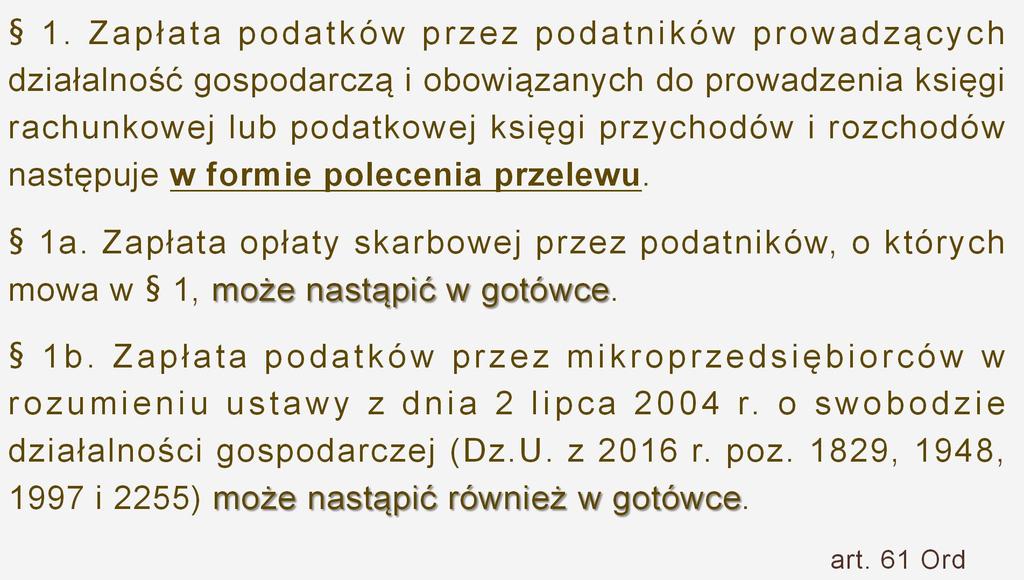 Obowiązek dokonywania