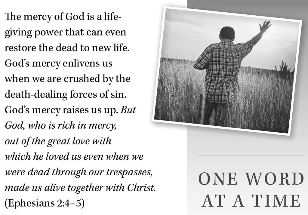 Glory and praise to you, Lord, for giving us a desirable, good, and ample land; for making a covenant with us in your Son Jesus; and for granting us life, grace, mercy, and food in every season.