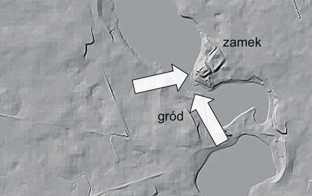 220 Marcin Wiewióra Ryc. 21. Wąbrzeźno. Topografia i lokalizacja ruin zamku i grodziska wczesnośredniowiecznego na podstawie skaningu laserowego (LIDAR) (oprac. M. Wiewióra) Fig. 21. Wąbrzeźno. Topography and location of the castle ruins and early medieval stronghold based on laser scanning (LIDAR) (prepared by M.