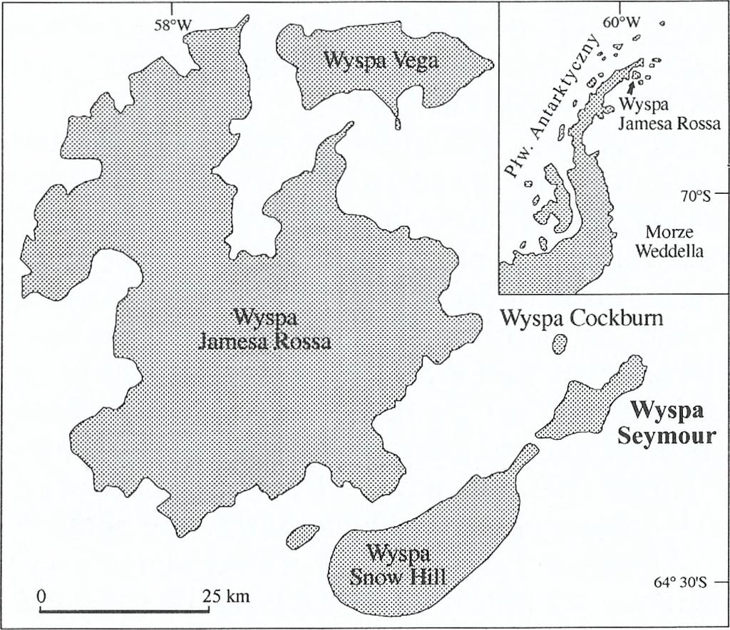 Wydarzenia te mają swój zapis paleontologiczny w morskich, płytkowodnych utworach paleogenu Antarktyki.