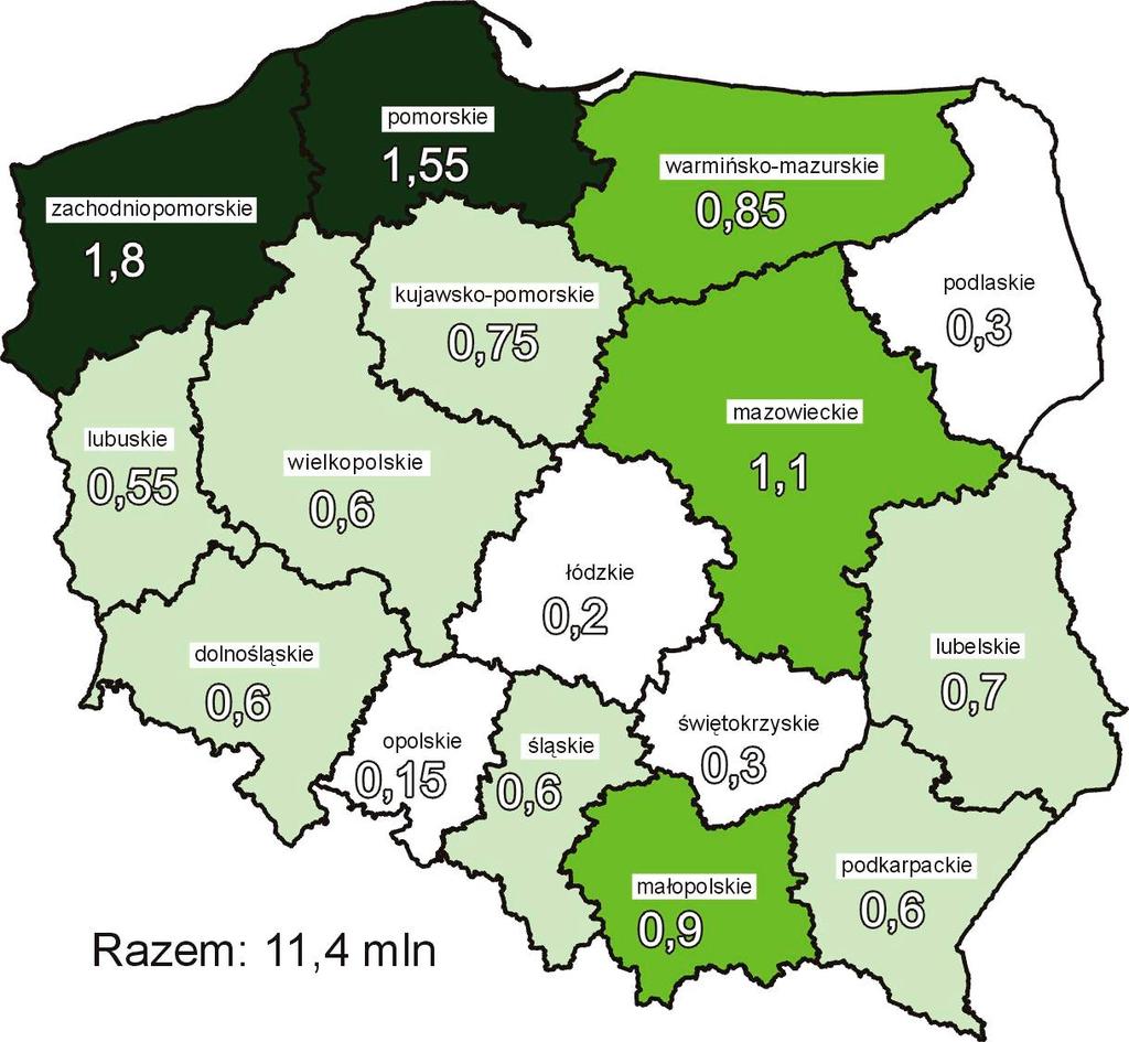 Jerzy Łaciak: Uczestnictwo Polaków w wyjazdach turystycznych w 2008 roku 67 Rys. 35.