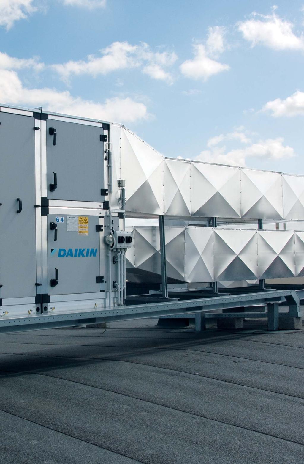 Centrale wentylacyjne Daikin dzięki swojej konstrukcji "plug-and-play" oraz nieodłącznej elastyczności, można konfigurować i łączyć, tak aby ściśle spełniały one wymagania