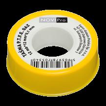 MATERIAŁY USZCZELNIAJĄCE I IZOLUJĄCE TAŚMA P.T.F.E MAX 15 M 19 MM 0,2 MM Produkt jest przeznaczony do uszczelniania połączeń gwintowych w instalacjach wodnych oraz sprężonego powietrza.