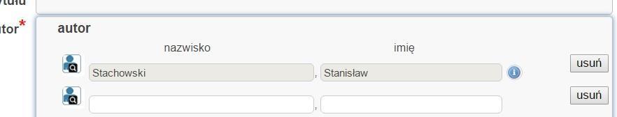 Tak samo postępujemy z wszystkimi nazwiskami osób związanych z publikacją