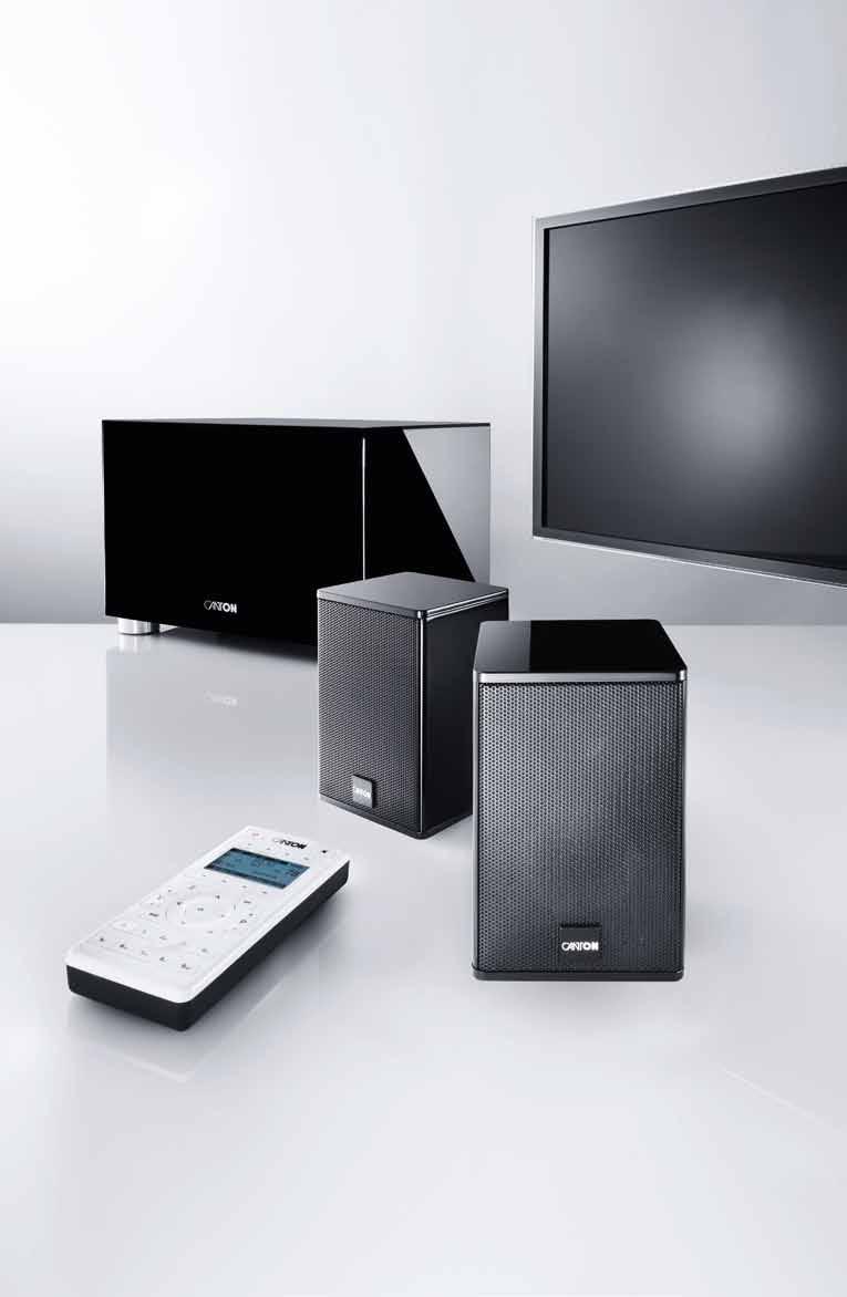 DIGITAL MOVIE Home Cinema DM 20 82 83 Wszechstronny w zastosowaniu, powściągliwy w wyglądzie, intensywny w brzmieniu Czarny lakier high gloss Czarna metalowa maskownica Czarny lakier high