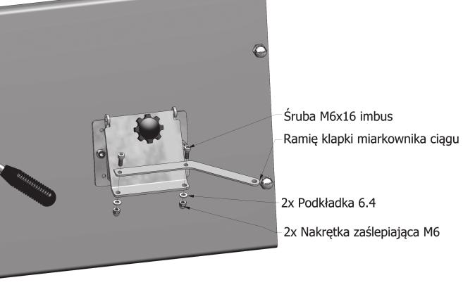 klapki miarkownika ciągu: