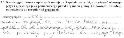 orientacji zdających w problematyce polityczno-prawnej, odpowiedzi.