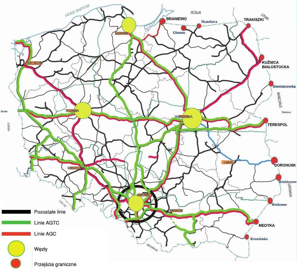 przejazd pociągów na zasadzie wzajemnego zaufania jako podstawa na obszarze UE; 2) usuwanie wąskich gardeł w skali europejskiej: modernizacja linii CE-59 i E-59; 3) intermodalność i transport