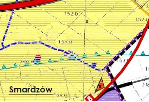 us uo 8 8 f U 9 Granica ochrony G no Zbiornia Wd Podzimnych - GZWP - Zbiorni Olnica Sanoisa rolin chronionych W 99 UK Trny us u saralnych US Trny us u sporu i