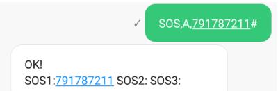 Uwaga: Dopiero po ustawieniu numeru SOS dostajemy powiadomienia i możemy lokalizować urządzenie przez SMS Jest możliwość ustawienia
