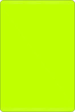 Tablica z folii fluorescencyjnej Wykonawca jest zobowiązany stosować tablice wykonane z folii fluorescencyjnej pełnopryzmatycznej typ 3, w kolorze żółtozielonym.
