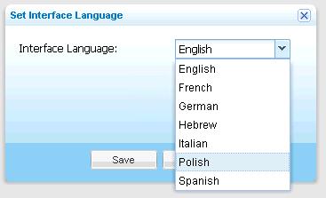 5. Teraz warto jest zmienić język na polski w tym celu w menu wybieramy zakładkę System>Regional Settings następnie w sekcji Language klikamy na link Change Language