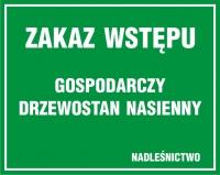 Znak zakaz wstępu -