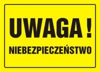 Roboty budowlane Z-OA015 Tablica UWAGA! Roboty na rusztowaniu Z-OA016 Tablica UWAGA!