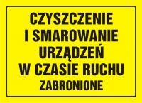 TABLICE BUDOWLANE Tablica czyszczenie i