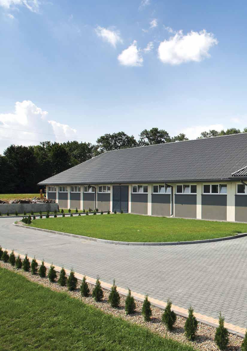 Efekt i efektywność Płyty faliste włókno-cementowe dzięki swoim cechom pomagają eliminować efekt skraplania pary wodnej.