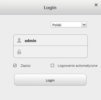 Rozdział 2 Rozpoczęcie pracy 2.1 Logowanie Po instalacji oprogramowania kliknij dwukrotnie ikonę interfejs logowania (Rys. 2-1.). Zostanie wyświetlony Rys.