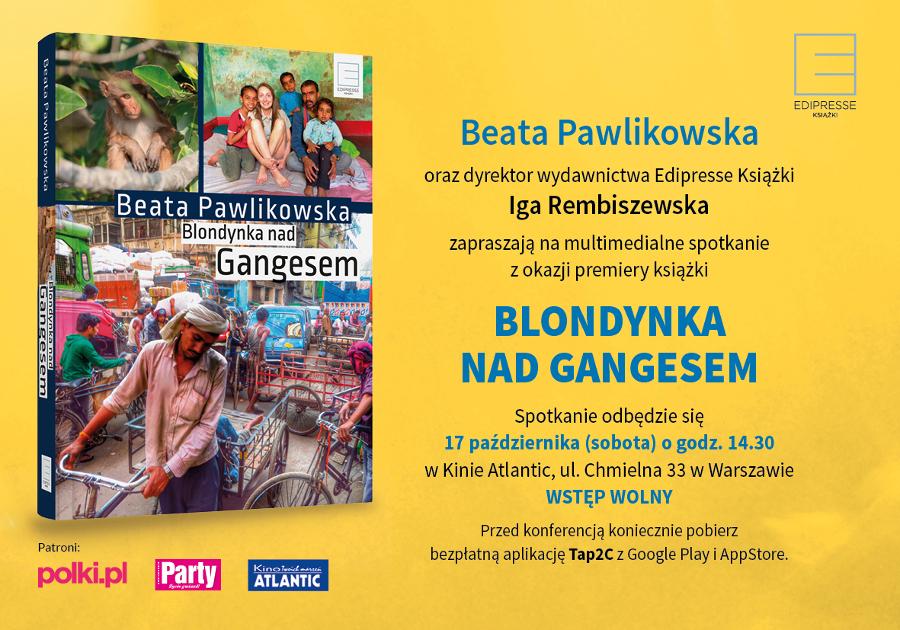 Beata Pawlikowska opowiada w swojej książce o niezwykłej wyprawie do Indii, podczas której została uwięziona podczas kursu medytacji, spotkała się ze śmiercią nad świętą rzeką Ganges i przeżyła wiele