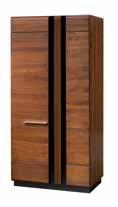 Porti PORTI 70 szafa 2-drzwiowa 2 wardrobe door 95 x 198 x 60 cm 95 x 198 x 60 cm PORTI 12 witryna 2 door display 2-drzwiowa L unit L (optional (oświetlenie lighting p. 64) opcjonalne str.