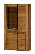 (optional lighting p. 64) (oświetlenie opcjonalne str. 64) 75 x 200 x 42 cm 75 x 200 x 42 cm VELVET 11 witryna 2-drzwiowa P (oświetlenie opcjonalne str.