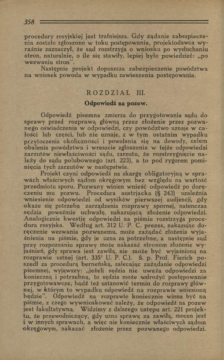 p ro c e d u ry rosyjskiej jest trafniejsza.