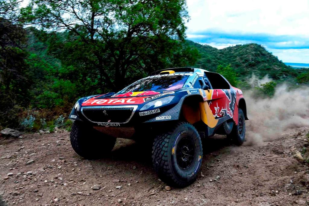302 PETERHANSEL Stephane (fra) COTTRET Jean Paul (fra) PEUGEOT action during the Dakar 2016 Argentina,