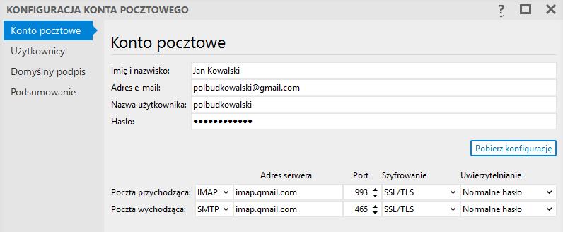 W kolejnym kroku kreatora użytkownik ma możliwość ustalenia,