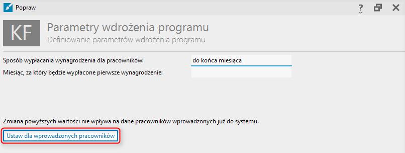Umożliwiono zbiorczą zmianę miesiąca pierwszego wynagrodzenia w