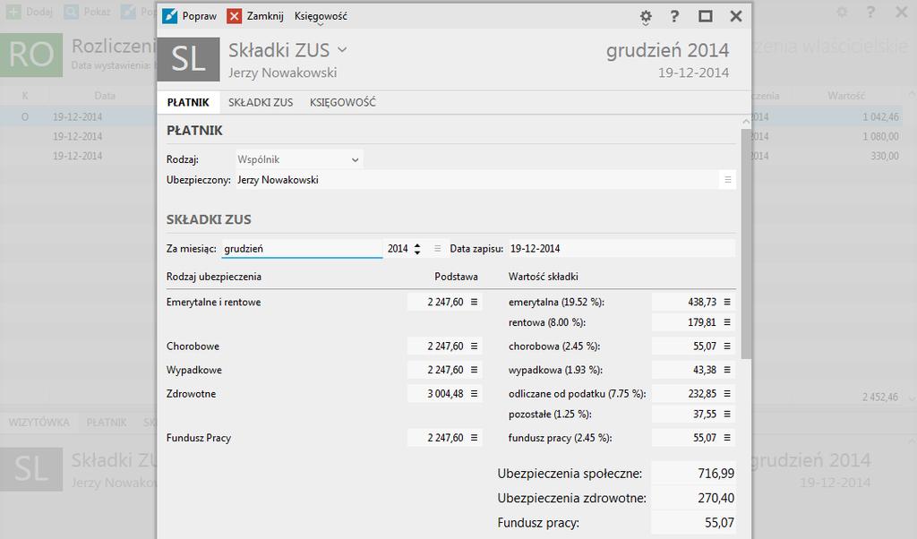 Wybranie akcji naprawczej jaką jest przycisk Zmień transakcję, spowoduje automatycznej ustawienie transakcji odwrotne obciążenie na dokumencie.