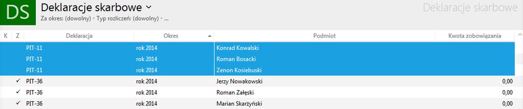 Zbiorcza wysyłka deklaracji Uniwersalna Bramka Dokumentów (Ra, Re) Zgodnie z planowanymi na 1 stycznia 2015 r.