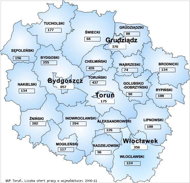 Wykres 4 Rycina 4 Liczba ofert pracy w województwie