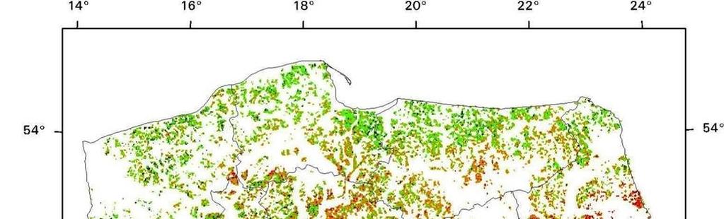 PRODUKTY DLA ROLNICTWA Mapa Suszy przedstawia