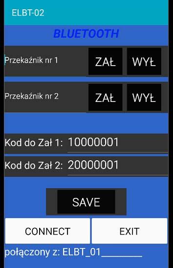 Sterujemy przekaźnikami za pomocą przycisków ZAŁ i WYŁ. Sterować modułem możemy także za pomocą wyłącznika ręcznego z stykami chwilowymi takimi jak włącznik dzwonkowy.