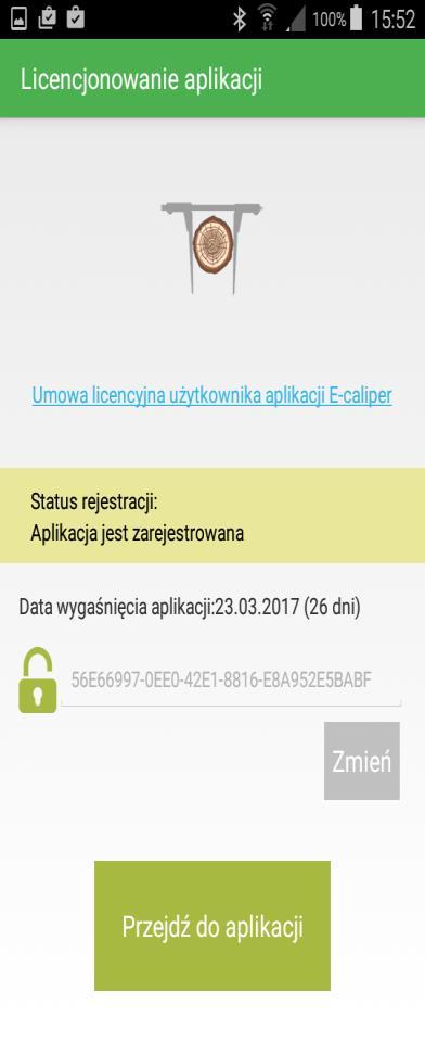 wygaśnięcie wersji demonstracyjnej.