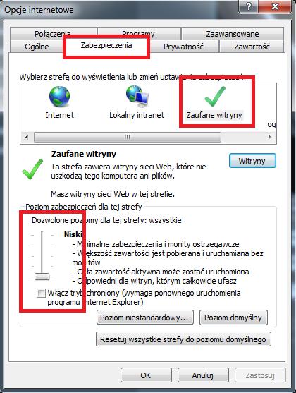 Po wprowadzeniu zmian restartujemy przeglądarkę,