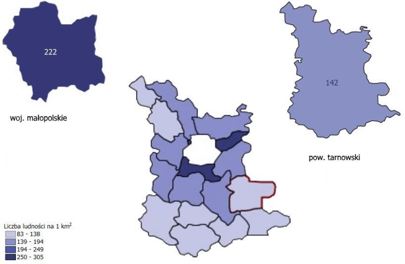 2. POZYCJA ROZWOJOWA GMINY W ASPEKTACH SPOŁECZNYM, GOSPODARCZYM, ŚRODOWISKOWYM, PRZESTRZENNYM I TECHNICZNYM NA TLE POWIATU I WOJEWÓDZTWA Na potrzeby Gminnego Programu Rewitalizacji (GPR)