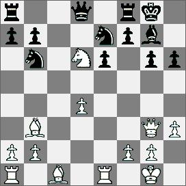 We1 Gg4 12.h3 Gf3 13.Hf3 e6 14.Se4 h6 15.Hg3 Se7 16.Sd6 36.Gg6! hg6 37.He7 Ha8 38.Se6 Kh7 39.Sc7 Hb8 40.b6 i czarne poddały się. Typowa dla Petrosjana partia! 1788.