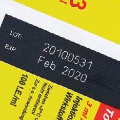 się do uzyskiwania wysokiej jakości kodów o zmiennej treści Intuicyjny kolorowy ekran dotykowy CLARiTY TM o przekątnej 14,5 cm (5,7 cala) ułatwia i przyspiesza